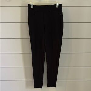 Seven7 Black Trousers Stretchy Tapered Design